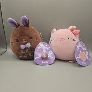 Rare Squishmallows Tandy and Wilka Plush Set First To Market